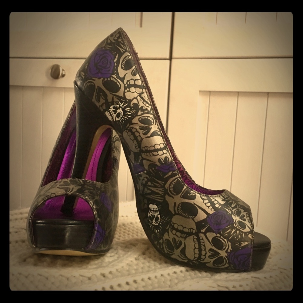 Iron Fist Skull Heels