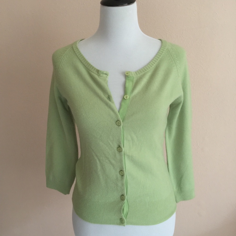 Copper Key green cardigan small