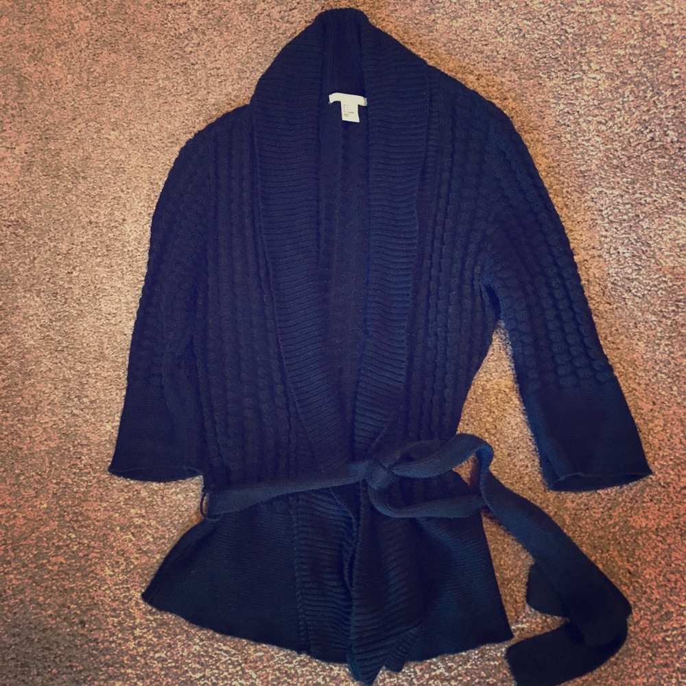 H&M Black knit sweater
