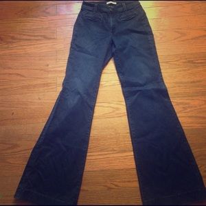 Rag and bone wide leg denim