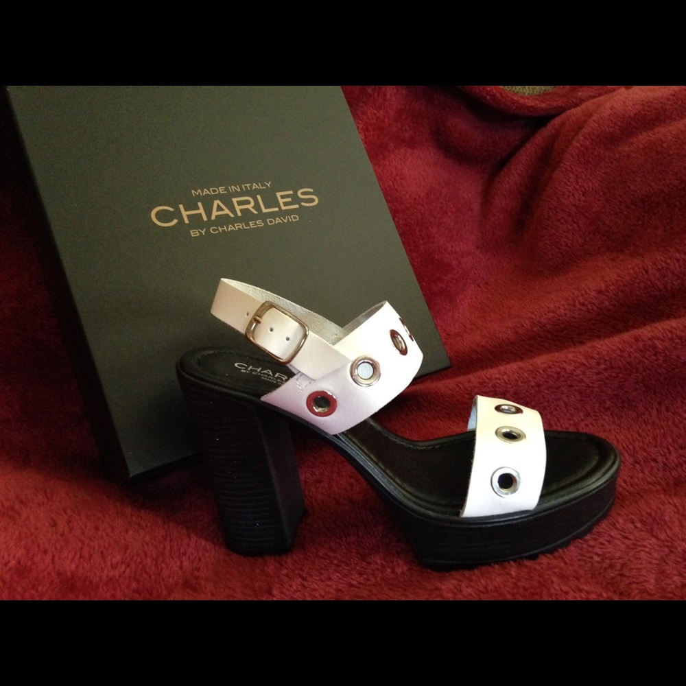 New Charles David Platform Sandal
