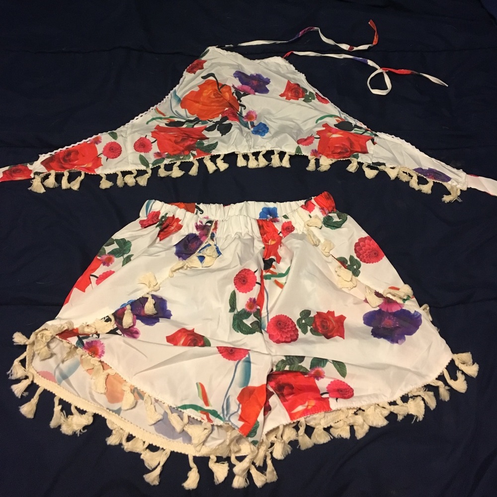 Two piece short set