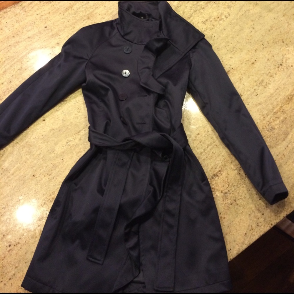 Tahari Satin Navy jacket