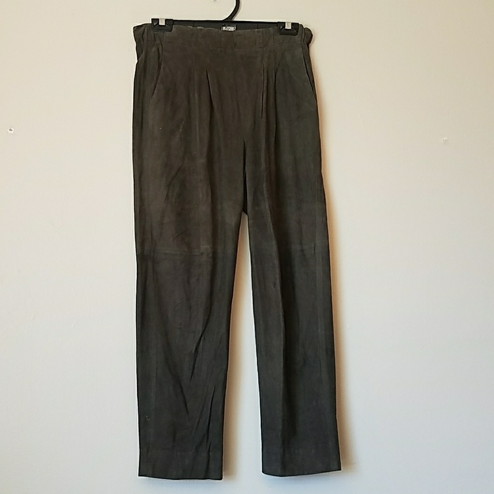 Tenderness Olive Suede Pants