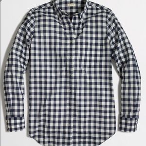 J. Crew Gingham Button down