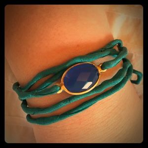 NWOT Turquoise and Blue Wrap Bracelet