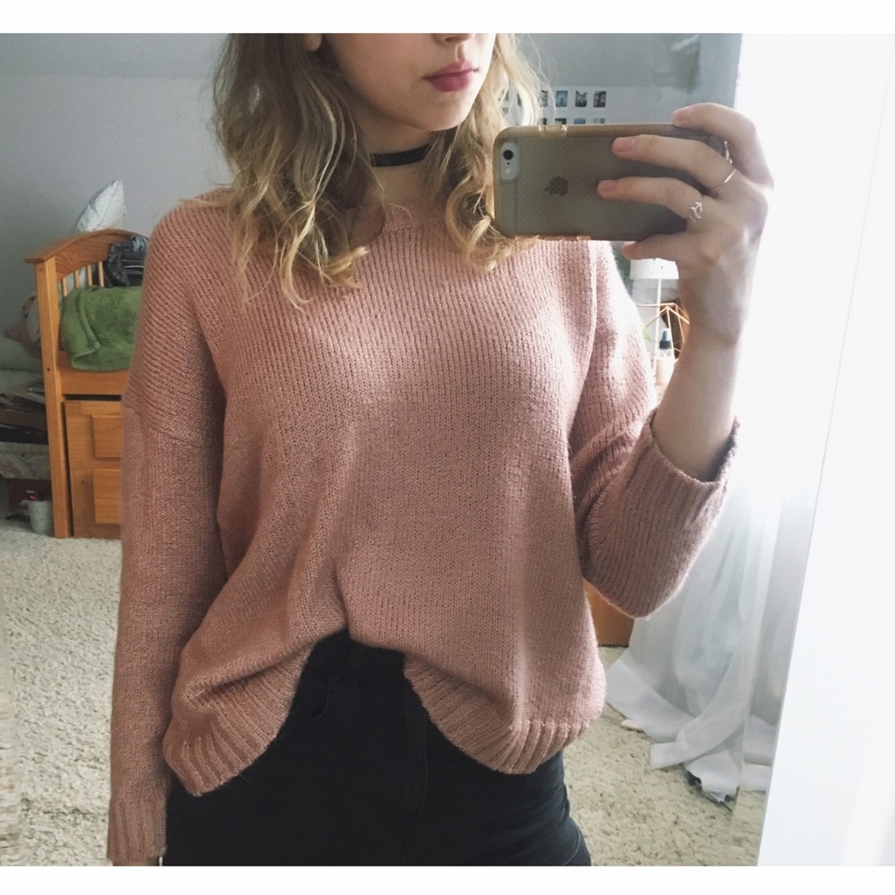 Dusty Pink Sweater