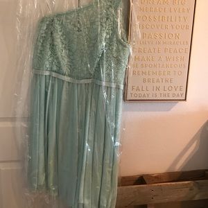 Davids Bridal Mint Dress