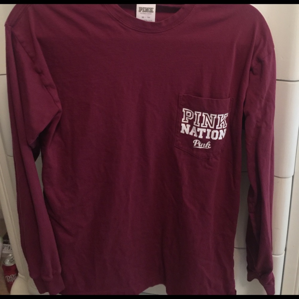 XS PINK nation shirt