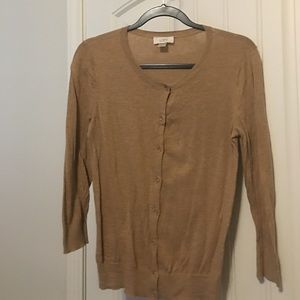 Tan cardigan