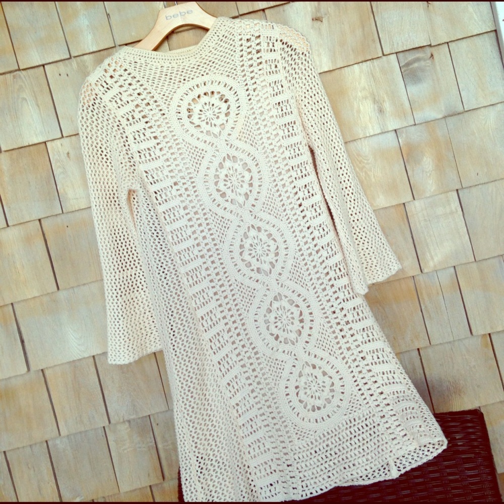 Free People macrame dress
