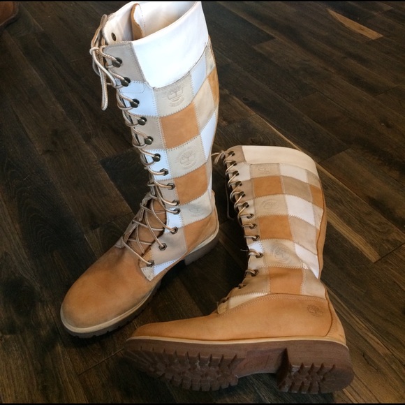 timberland patchwork boots