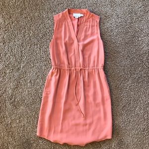 Salmon, 100% Silk, Cynthia Rowley dress