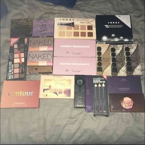 SOME OF THE MAKEUP I HAVE LEFT
