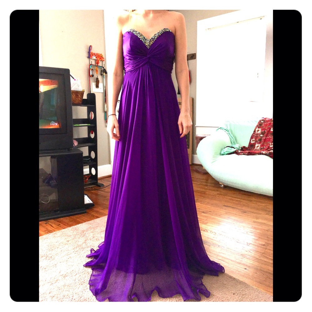 Strapless Prom Dress SZ 4