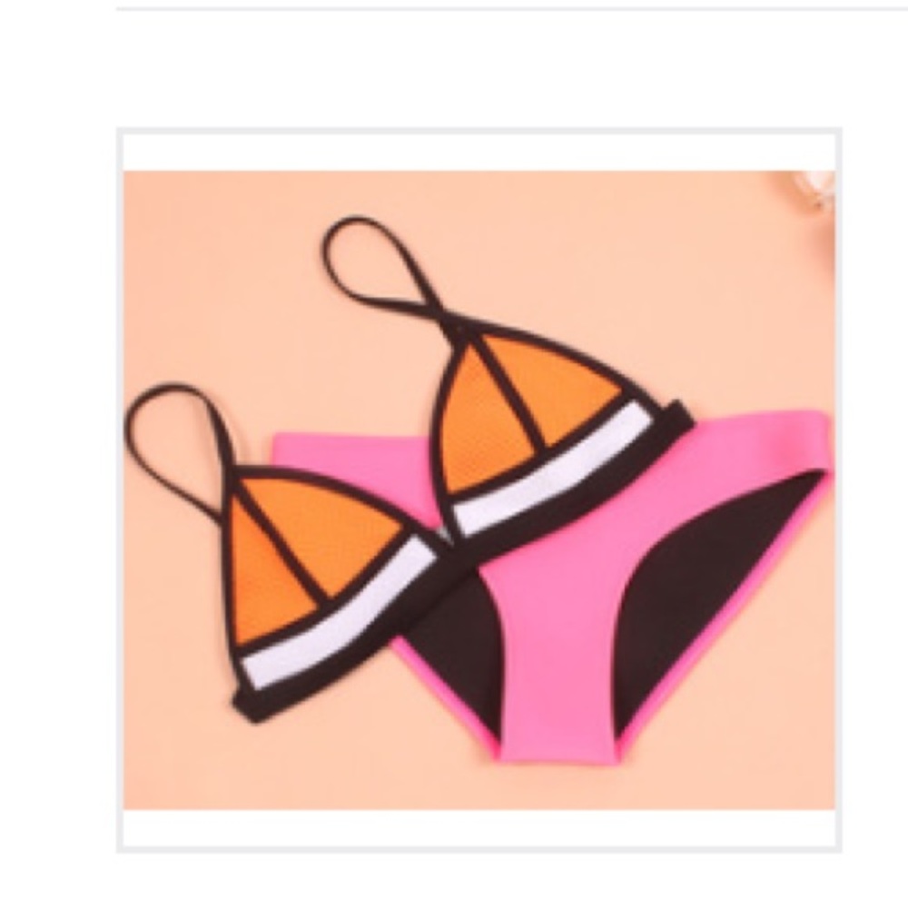 New 2 pieces neoprene bikinis