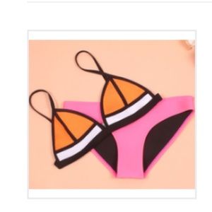 New 2 pieces neoprene bikinis