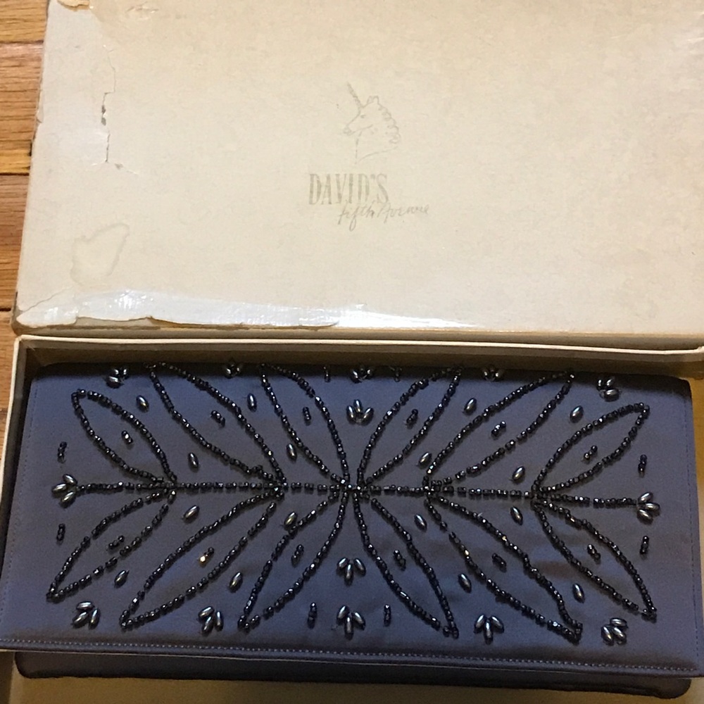 Vintage amethyst evening clutch