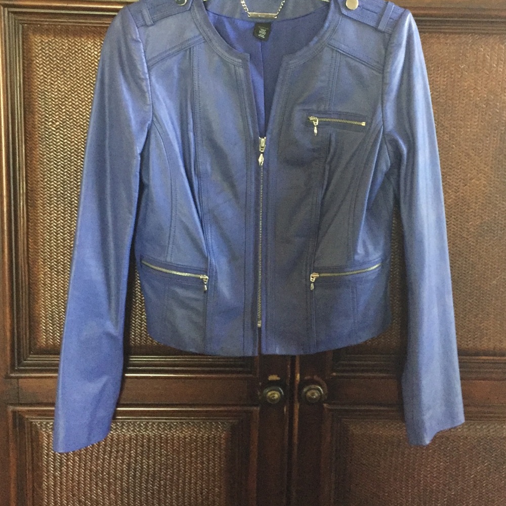 Leather coat