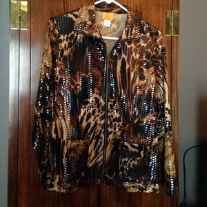 Adorable animal print jacket!