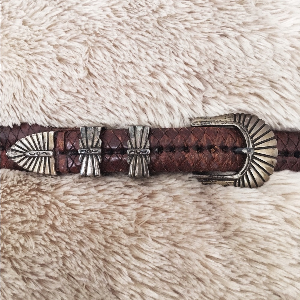 Vintage Western Leather Belt