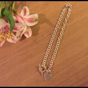 Tiffany style silver necklace (silver)