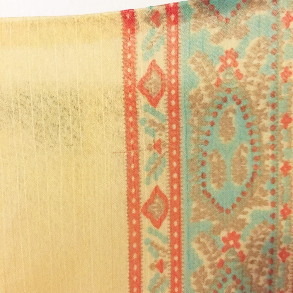 🎉HP2/7/17 NWT Yellow Coldwater Creek Sheer Kimono - Picture 4 of 5