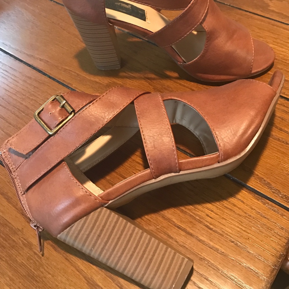 Brown heels