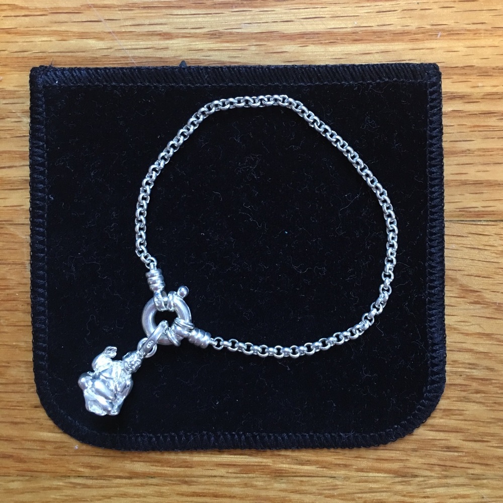 NEW! Links of London silver Buddha charm bracelet.