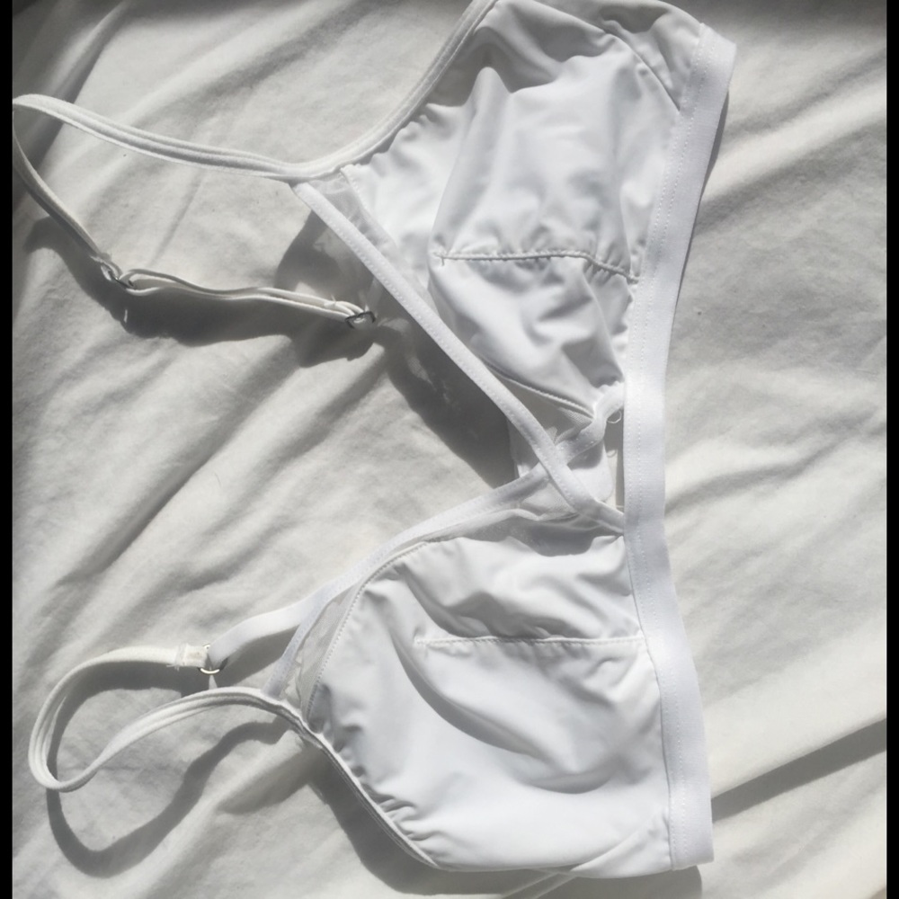 White bralette