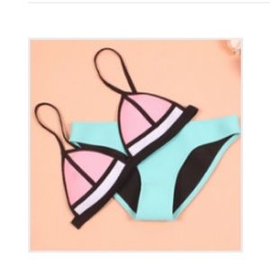 2 piece neoprene bikinis