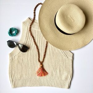 NWT Knit Crop Top