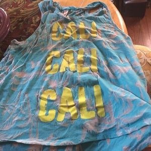 Cali muscle tee with bandeau included