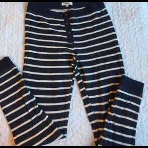 Madewell striped leggings