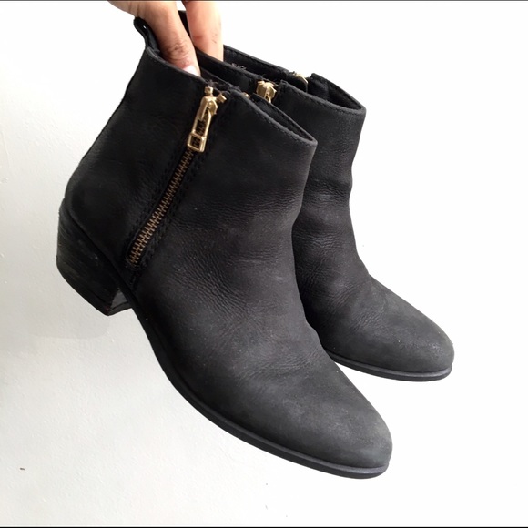 steve madden alden leather zip ankle boot