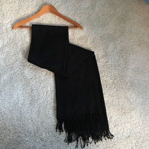 Lord & Taylor Long Black Shawl