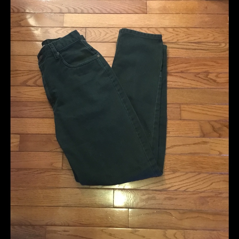SOLD. Hunter Green Liz Claiborne Jeans Size 8