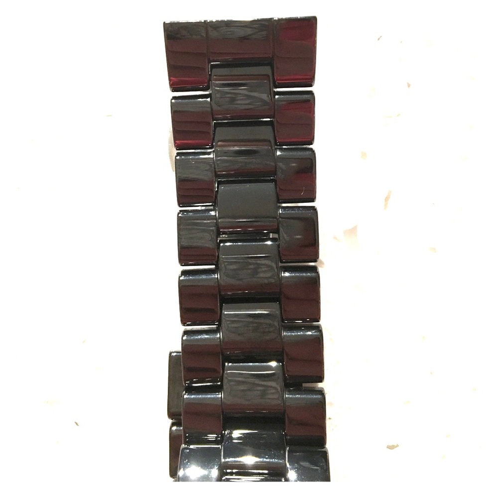 Michael Kors Black Cheramic Watch - Picture 3 of 6