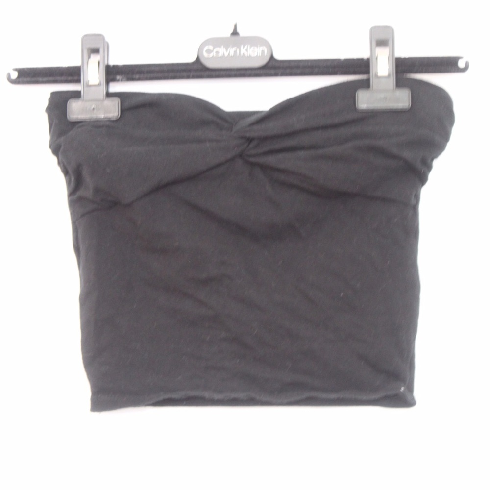 Ambiance apparel black crop top
