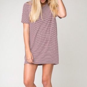 Brandy Melville Oversized Striped Tee