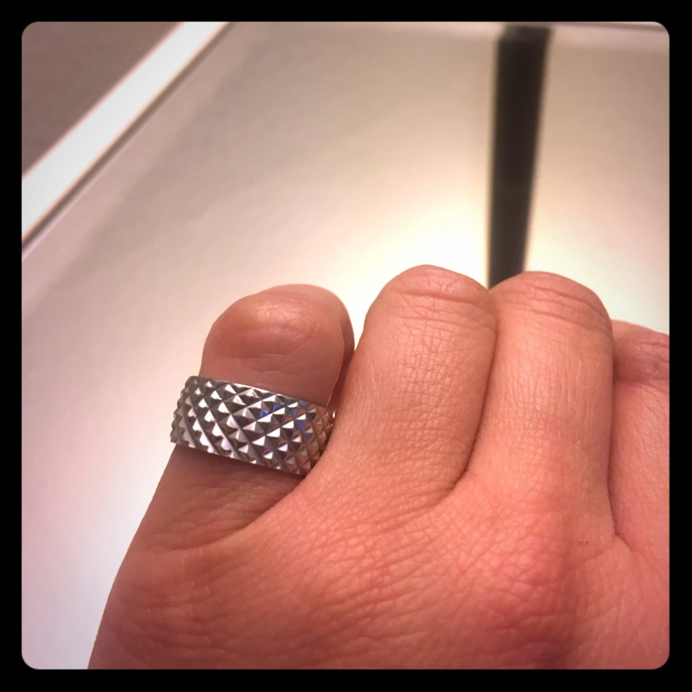 Stainless steel ring size 6