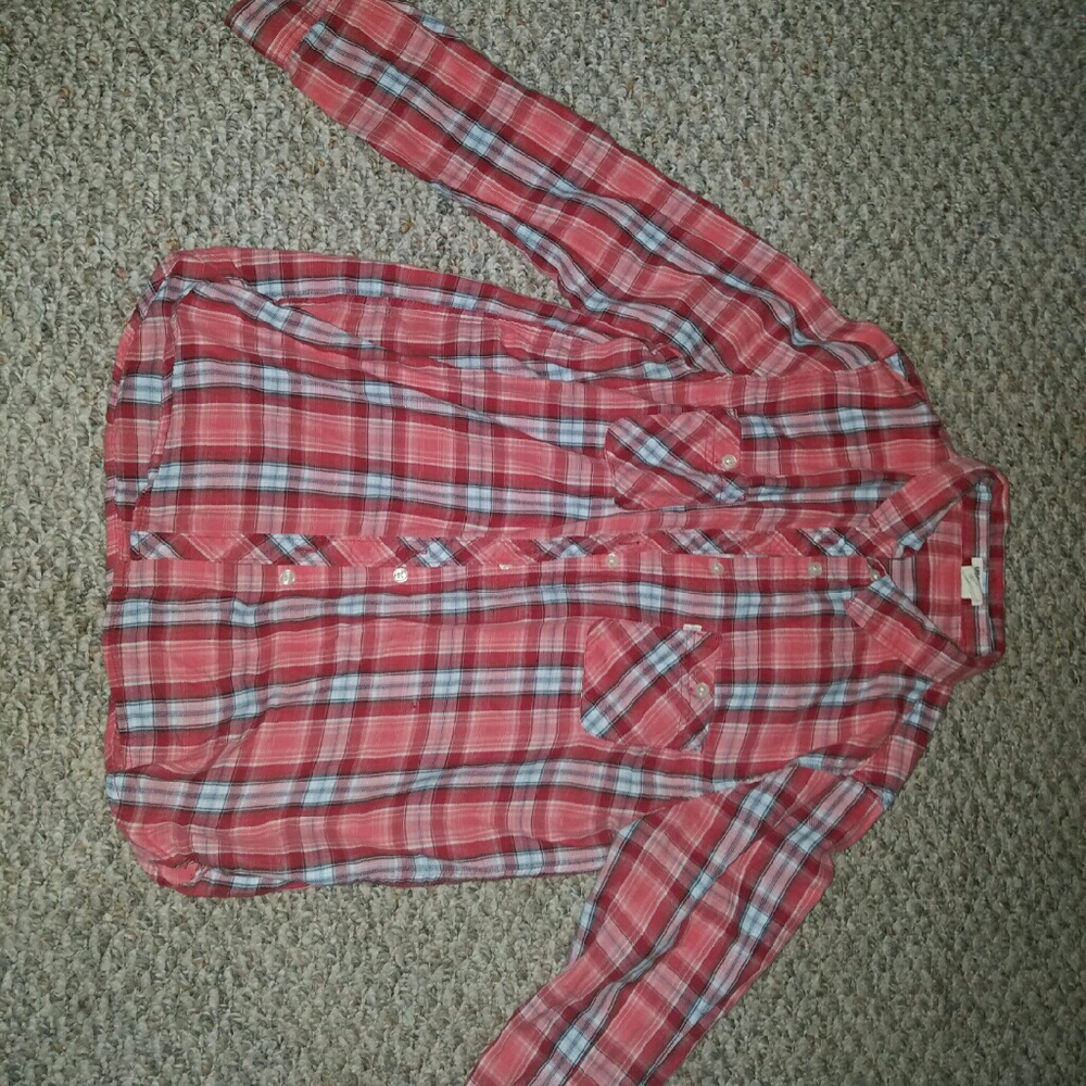 Levis plaid button up