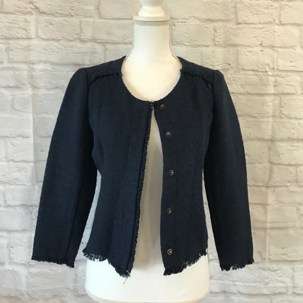Lucky Brand small navy blue blazer