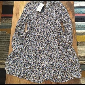 NWT Zara Floral Print Dress