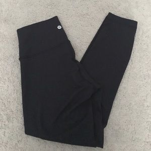 Black lululemon high times pants size 6