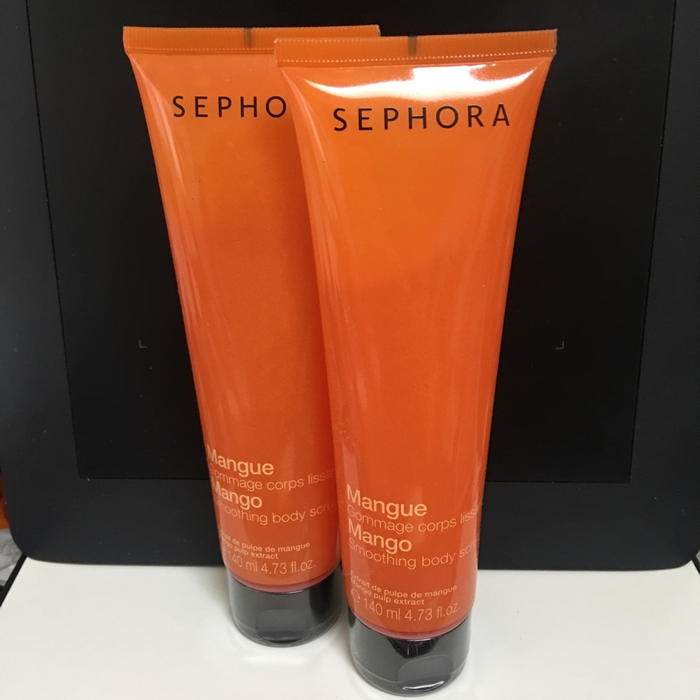 X 2 Sephora Mango Smoothing Body Scrub SEALED