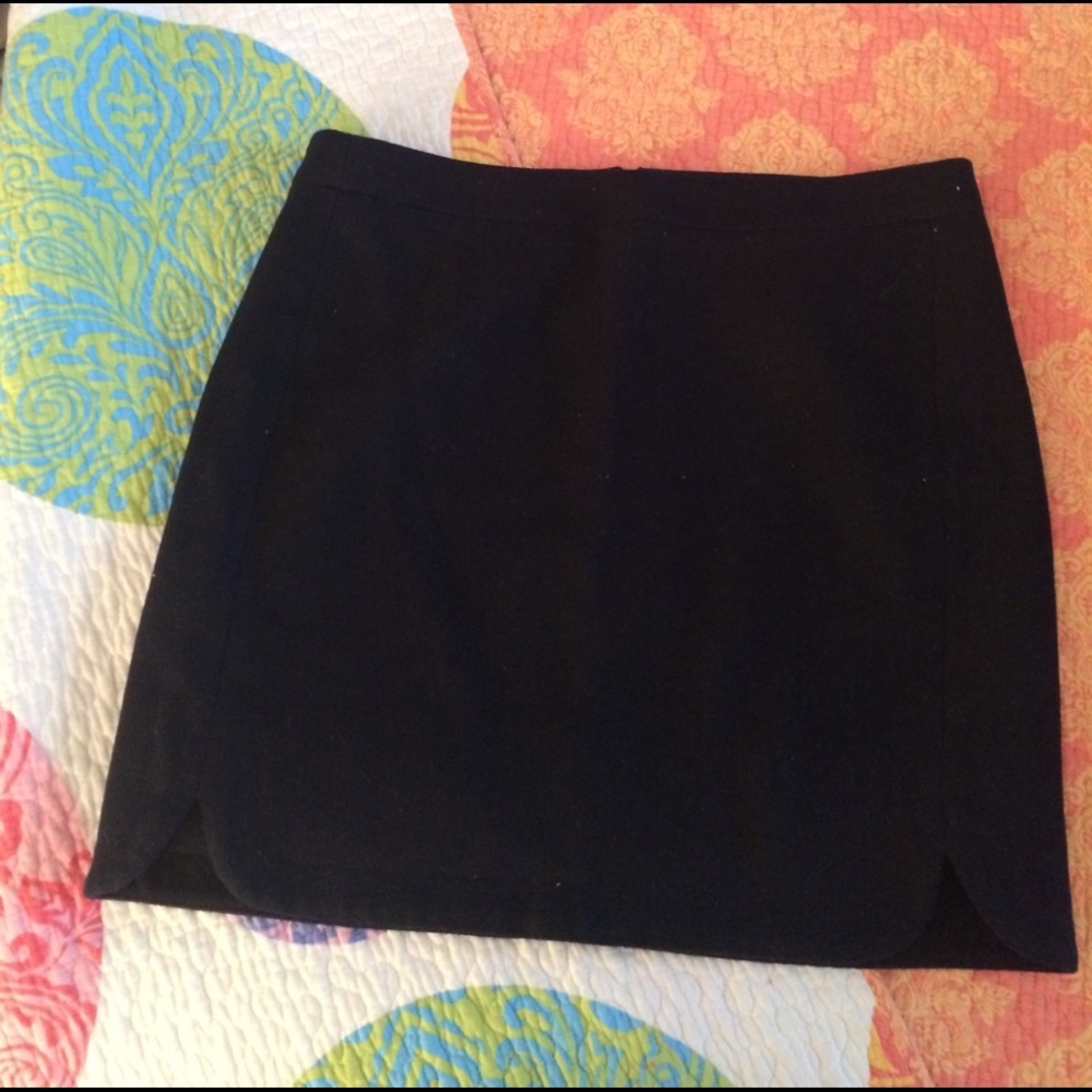 Navy Jcrew Mini Skirt