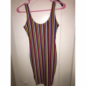 American apparel striped dress