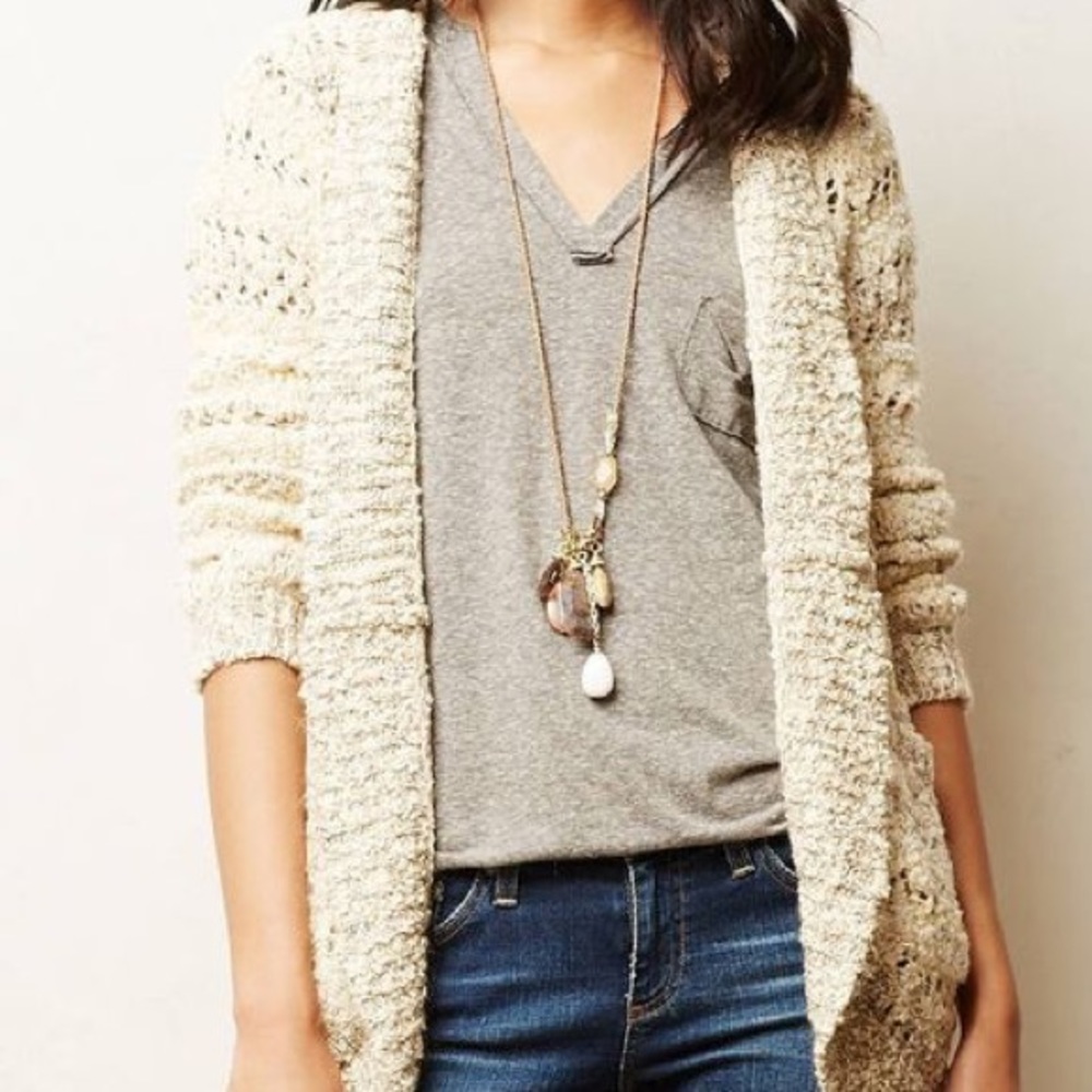 Anthropologie Knotted & Knotted Soubrette Cardigan