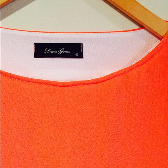 Anna Grace Coral Cutout Dress - Picture 2 of 4